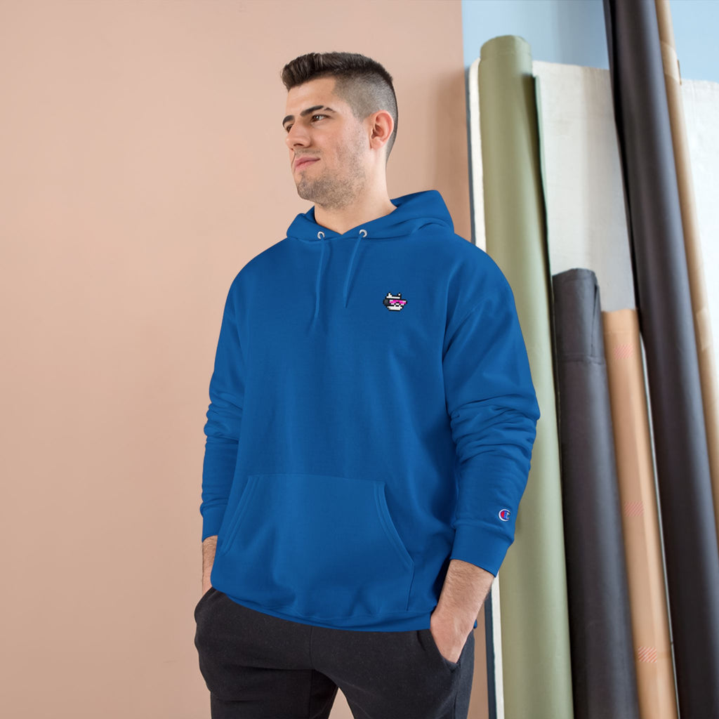 Edgemeta x Champion Hoodie with Print on Chest