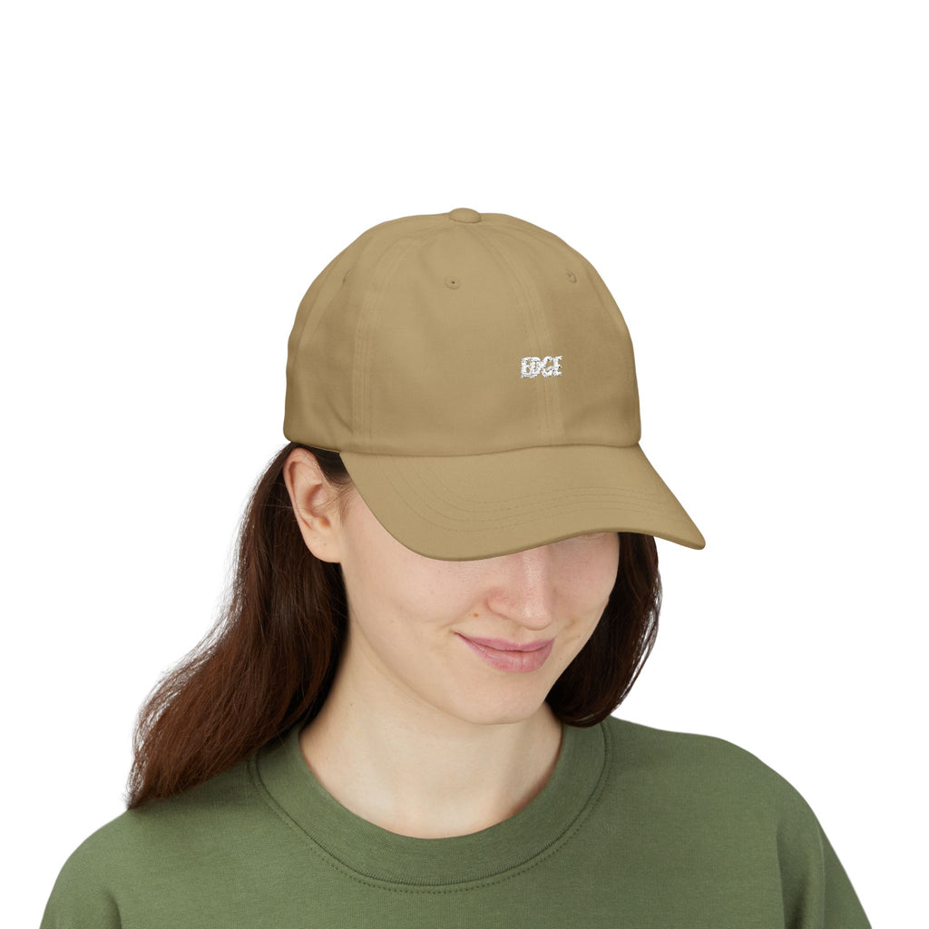 Classic Dad Cap with "EDGE" Embroidered