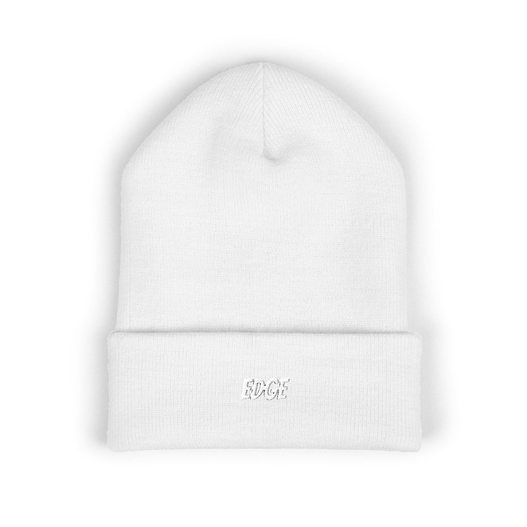 Classic Cuffed Beanie with 'EDGE' Embroidery