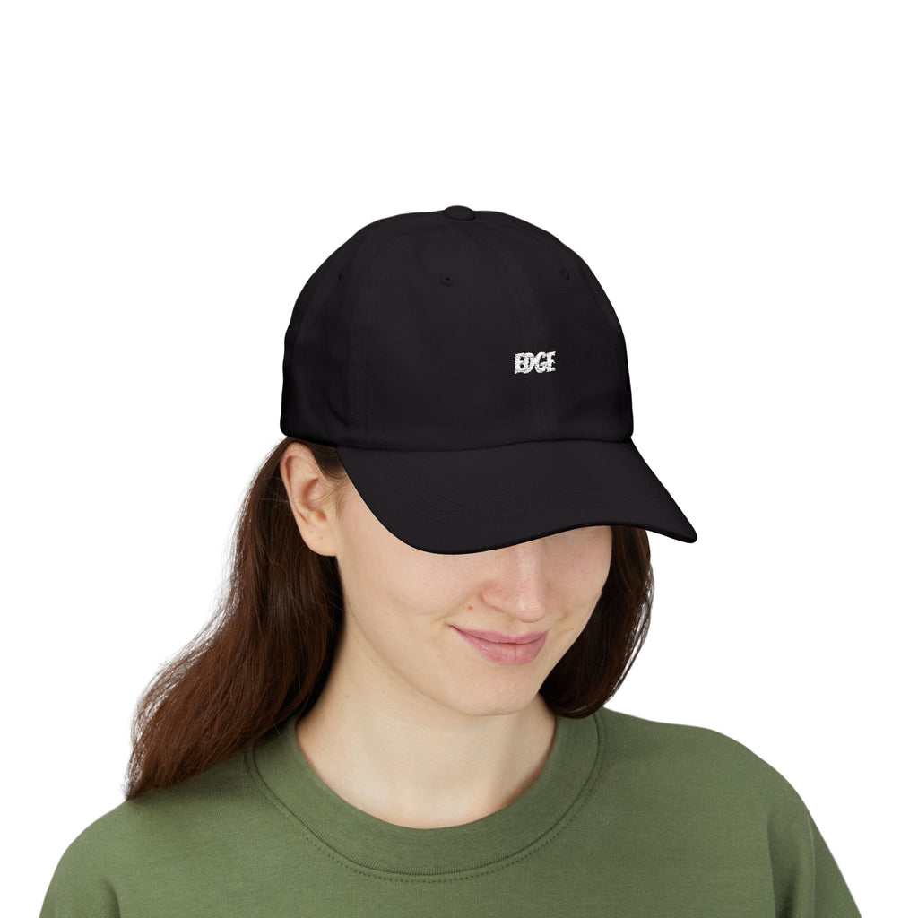 Classic Dad Cap with "EDGE" Embroidered