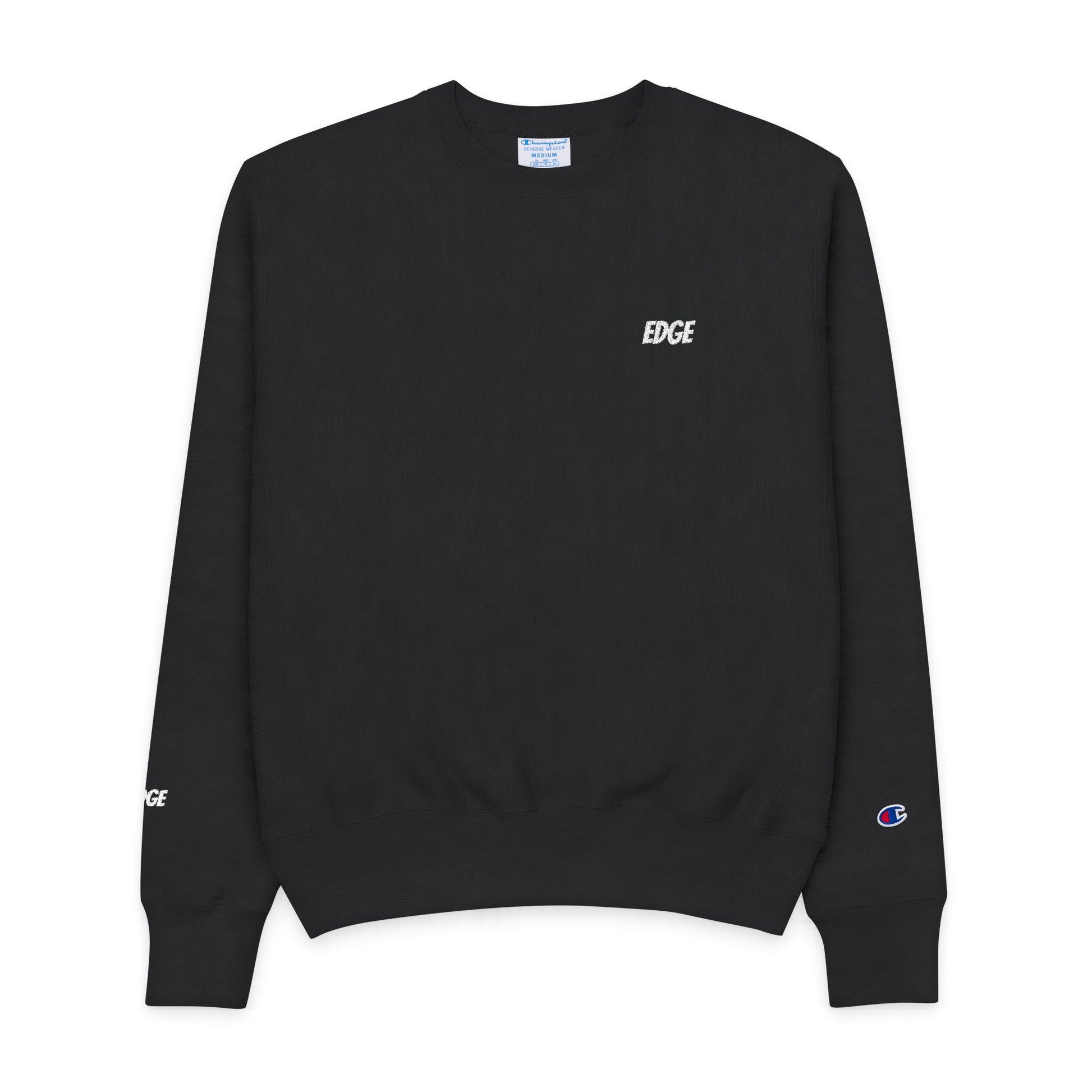 Edgemeta x Champion Crewneck Embroidered Arm + Chest