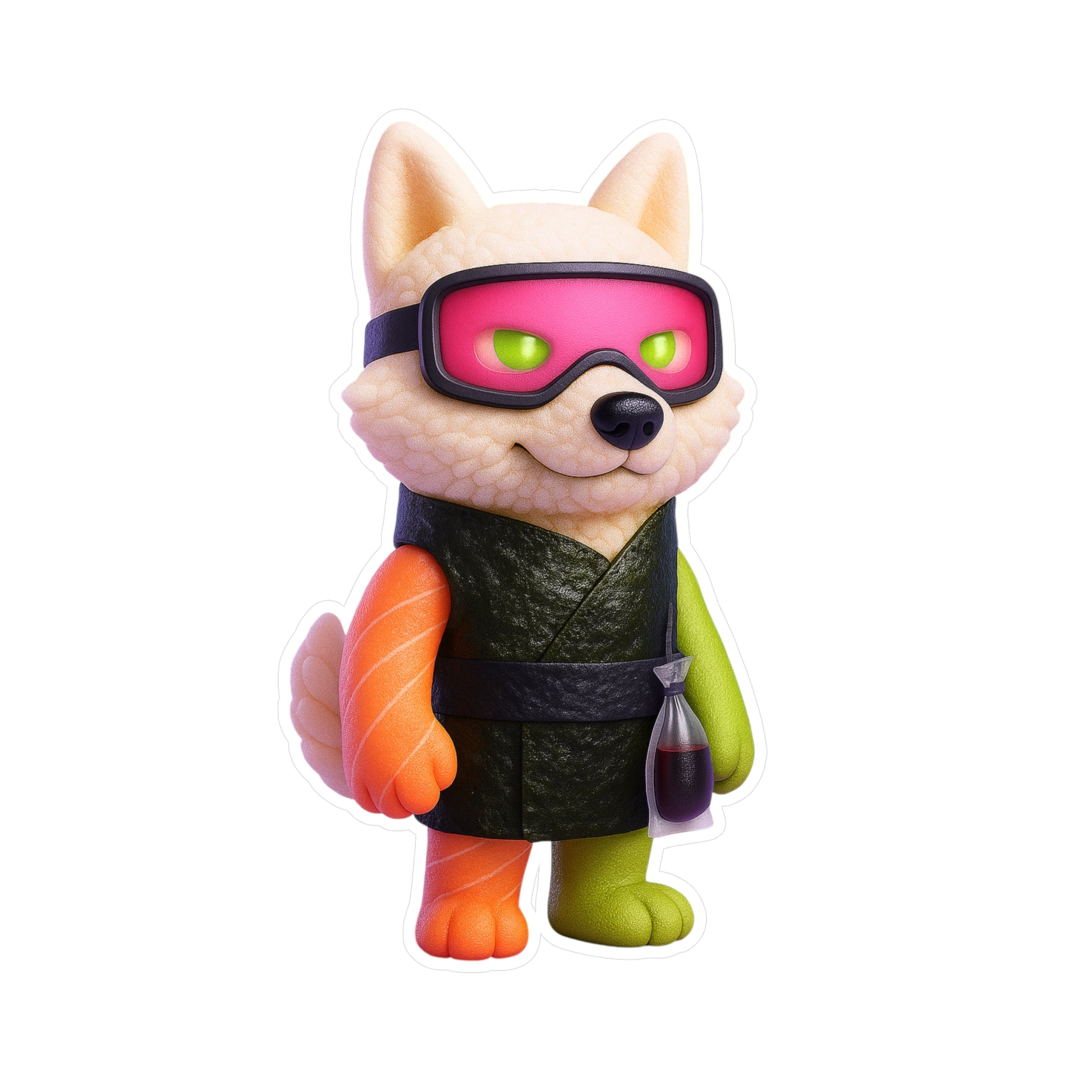 Sushi-Inspired Kiss-Cut Stickers