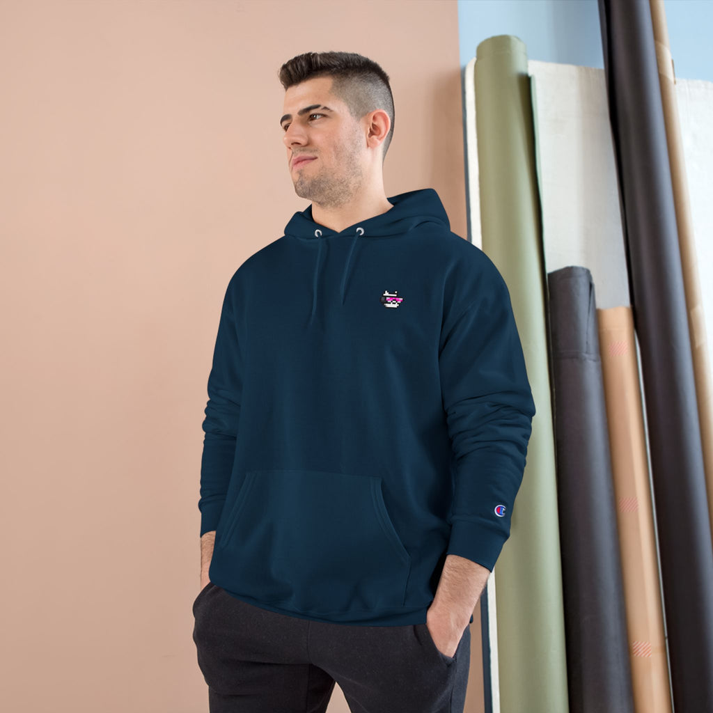 Edgemeta x Champion Hoodie with Print on Chest