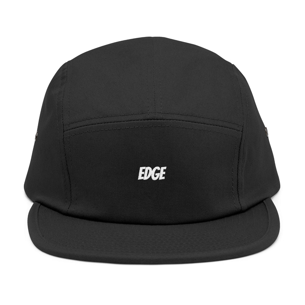 5 Panel Cap with Unique Embroidered "EDGE" Design