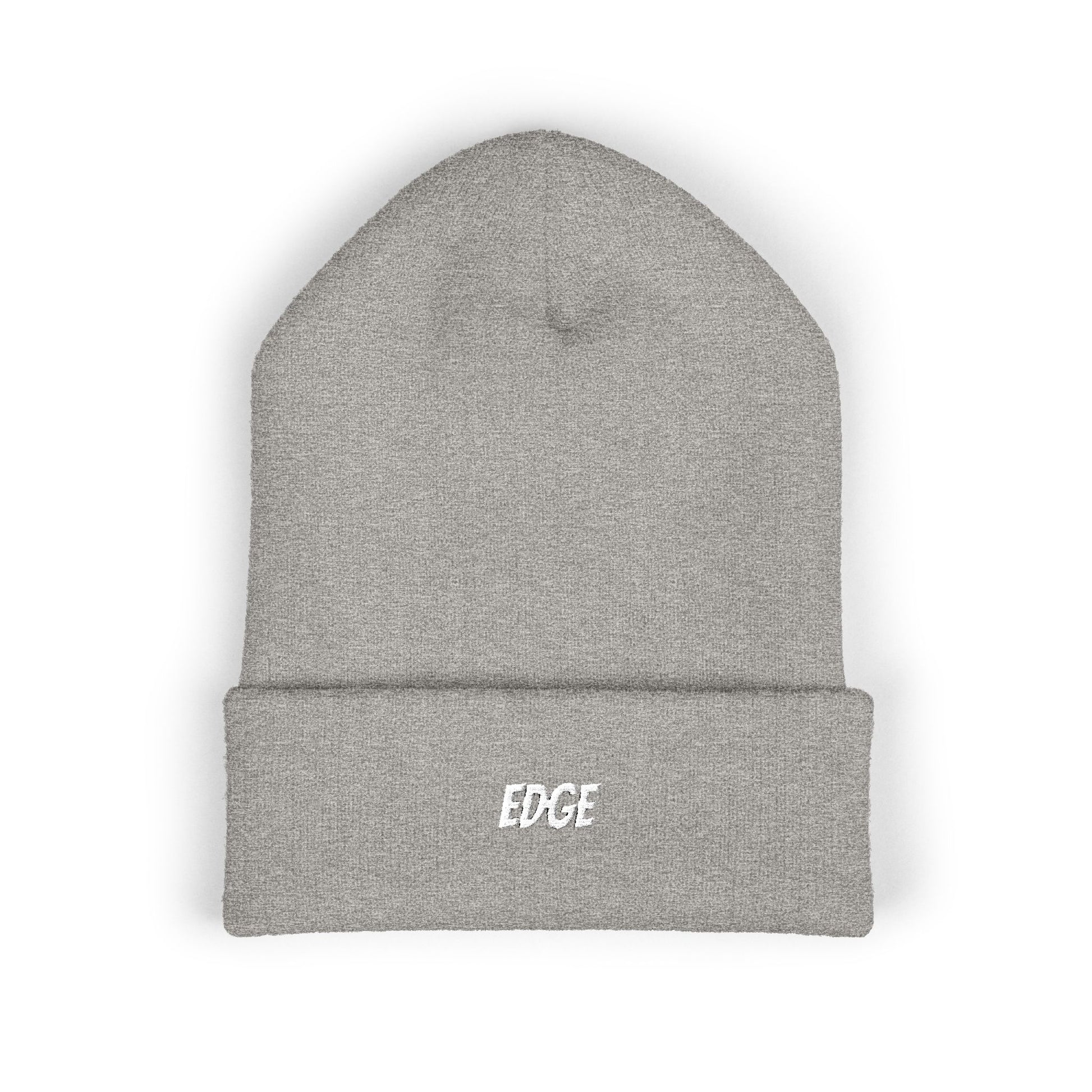 Classic Cuffed Beanie with 'EDGE' Embroidery