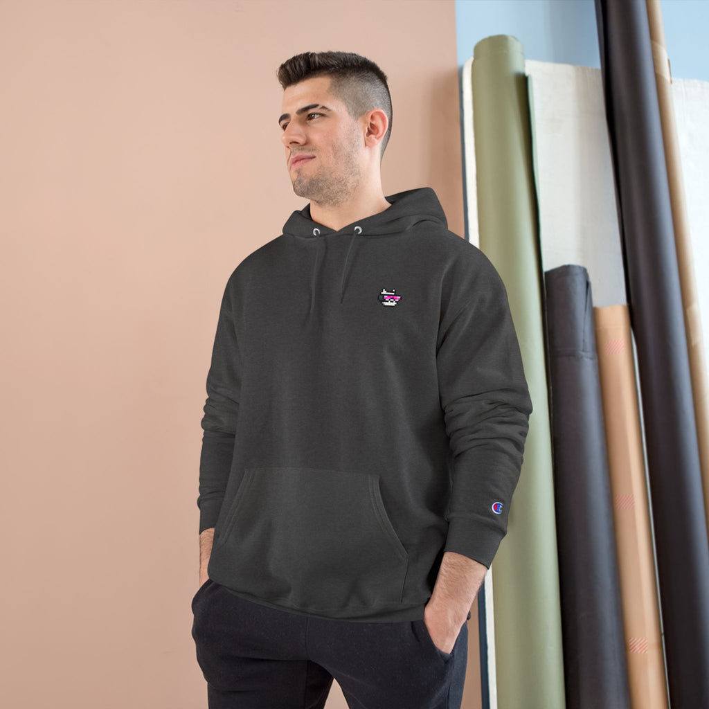 Edgemeta x Champion Hoodie with Print on Chest