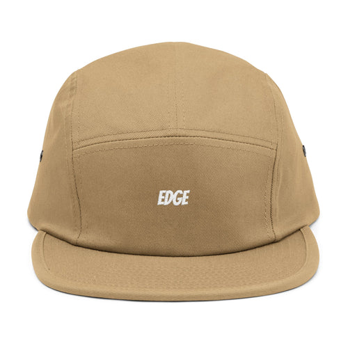5 Panel Cap with Unique Embroidered "EDGE" Design