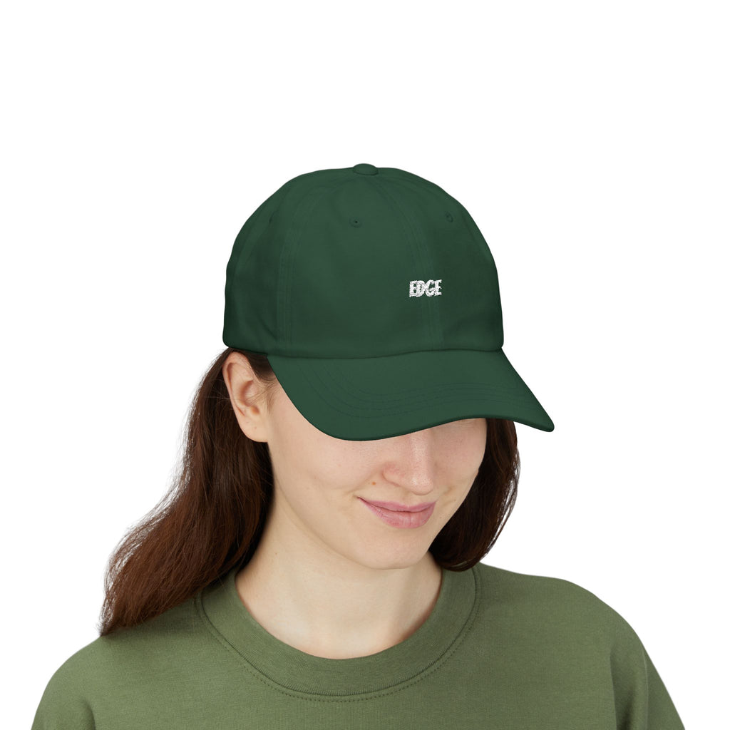 Classic Dad Cap with "EDGE" Embroidered