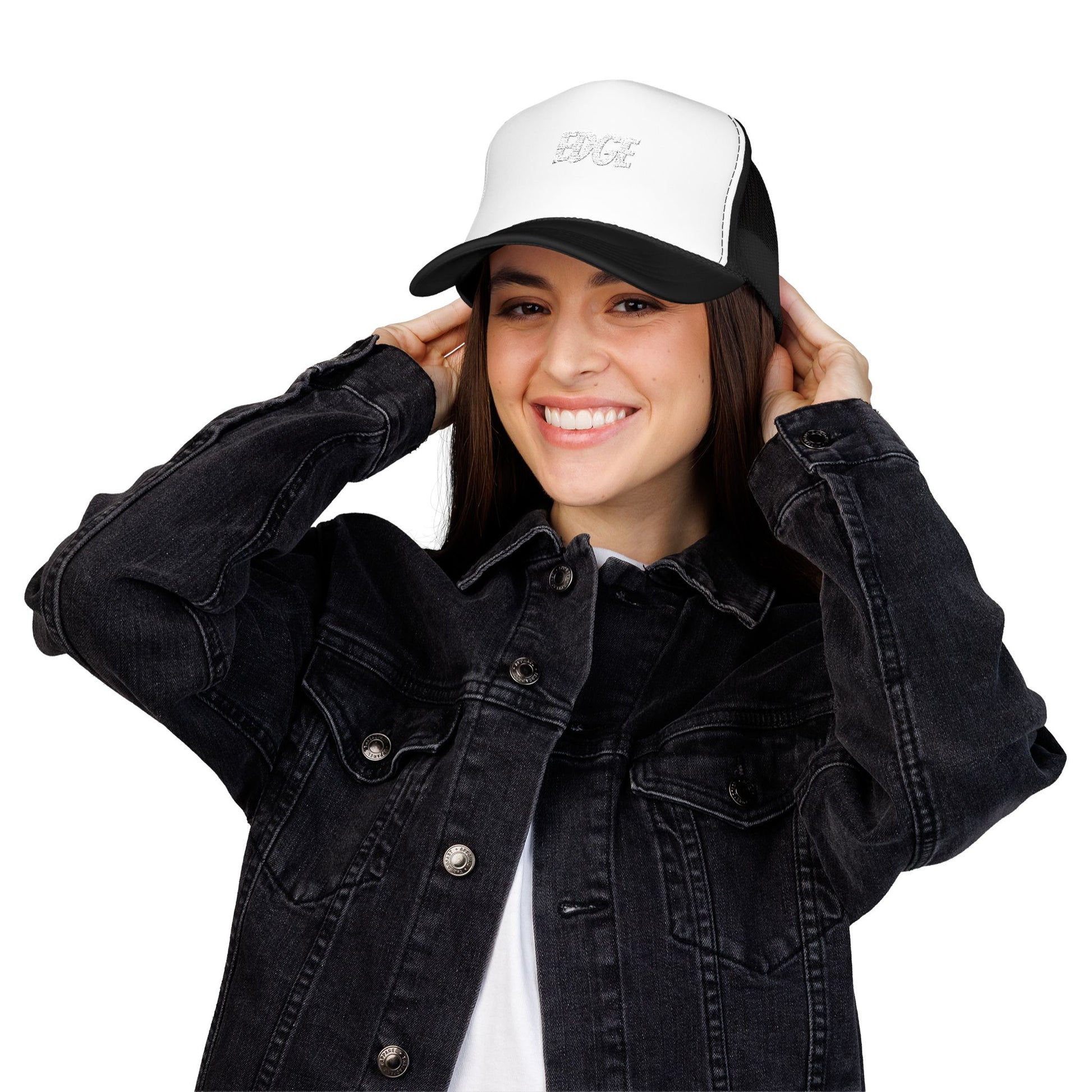 Sick Trucker Hat with Embroidered 'EDGE' Design