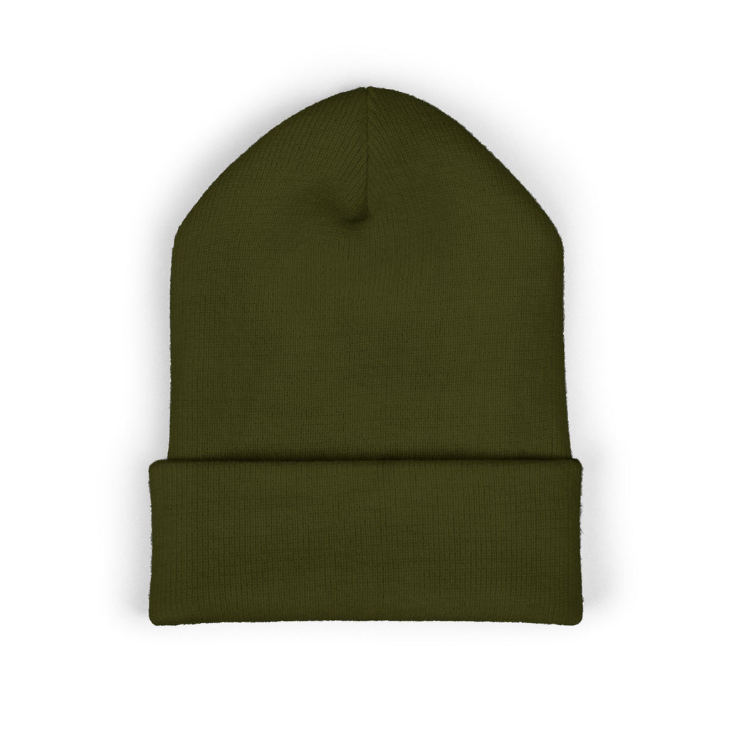 Classic Cuffed Beanie with 'EDGE' Embroidery