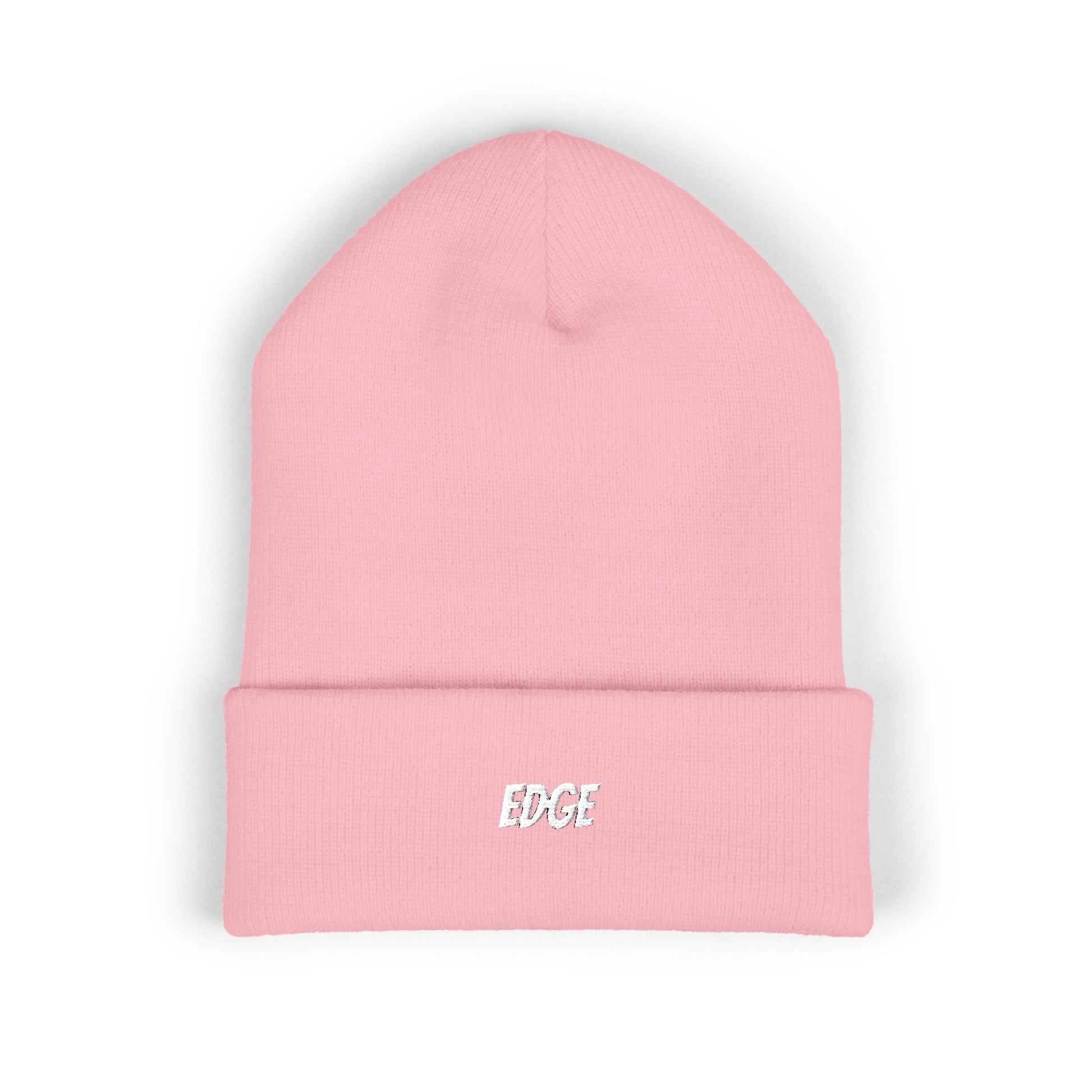 Classic Cuffed Beanie with 'EDGE' Embroidery