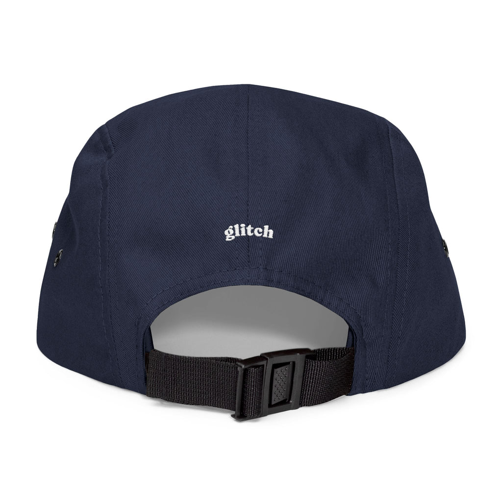 5 Panel Cap with Unique Embroidered "EDGE" Design