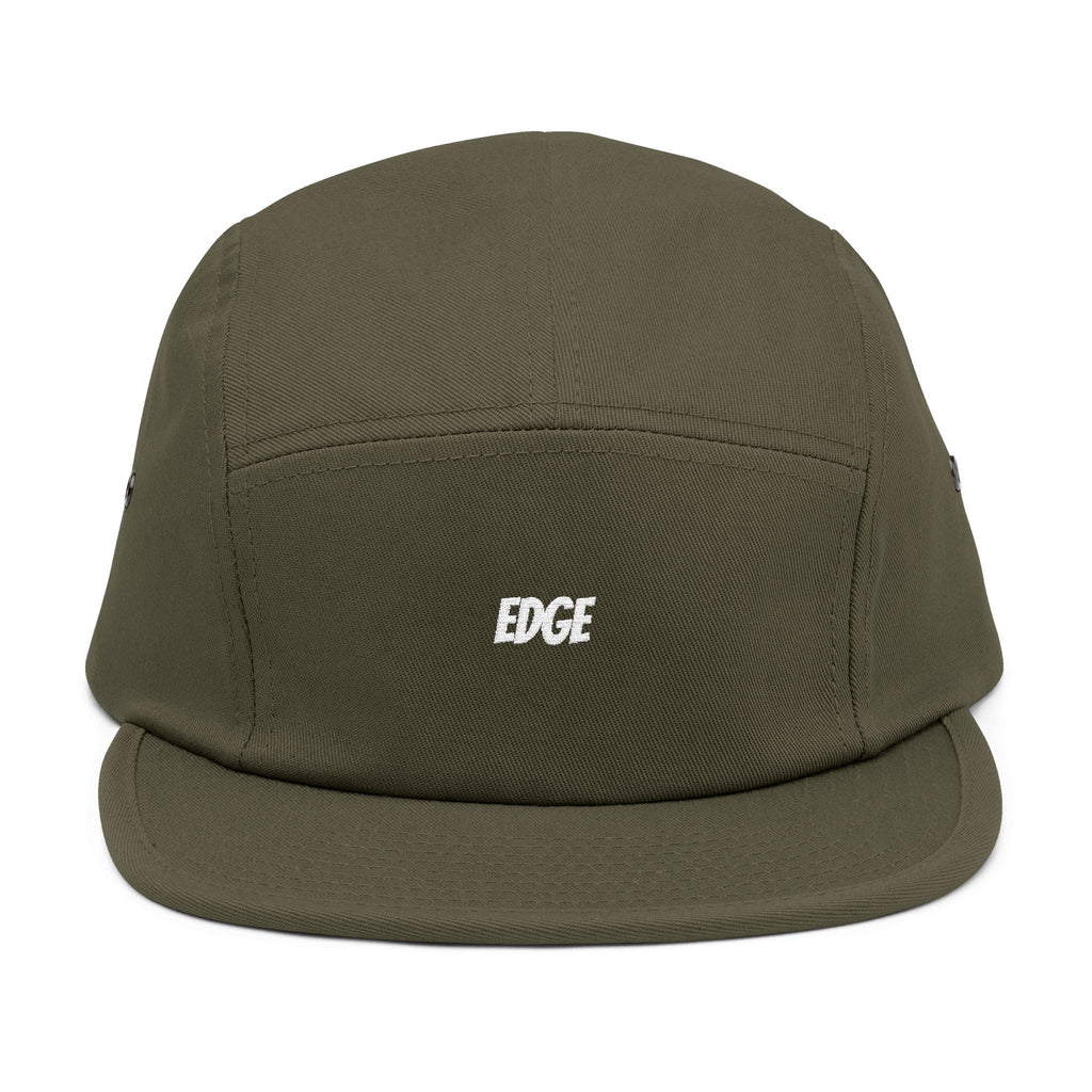 5 Panel Cap with Unique Embroidered "EDGE" Design