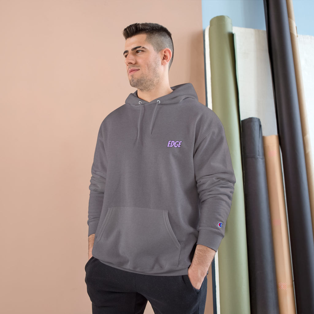 Edgemeta x Champion Hoodie with Print on Back and Chest
